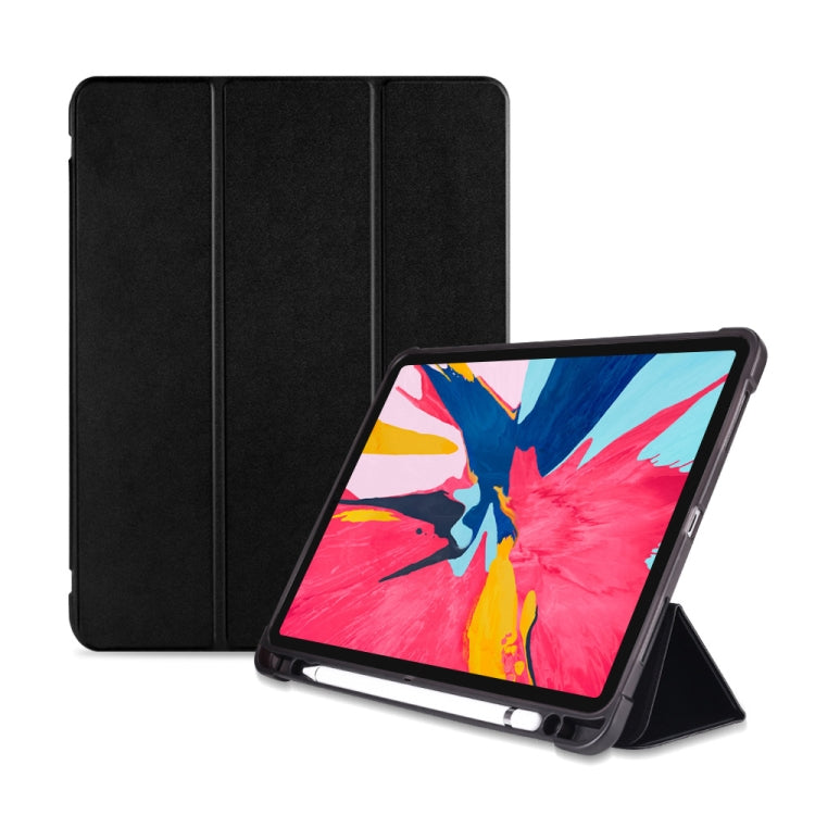 Étui de protection antichoc en TPU pliable en trois parties pour iPad Pro 11 pouces (2018) / (2020), avec support et emplacement pour stylet, iPad Pro 11 pouces (2018) / (2020)