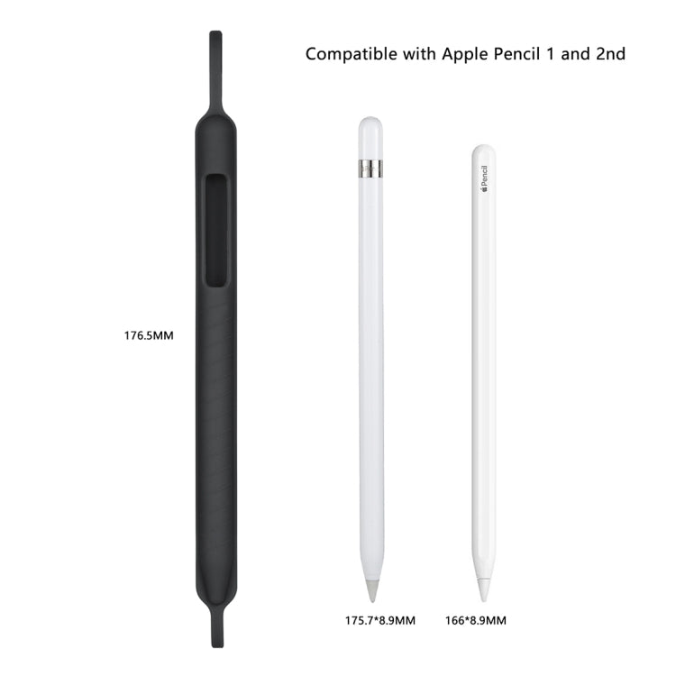 Étui de protection antichoc en silicone souple pour Apple Pencil (iPad Pro 9.7/10.5/11/12.9)