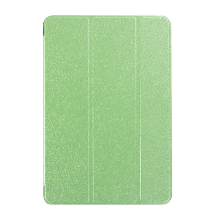 Silk Texture Horizontal Flip Leather Case with Three-Folding Holder for iPad Mini 2019