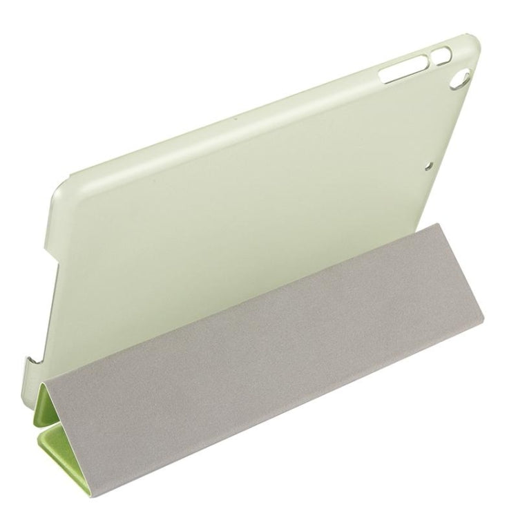 Silk Texture Horizontal Flip Leather Case with Three-Folding Holder for iPad Mini 2019