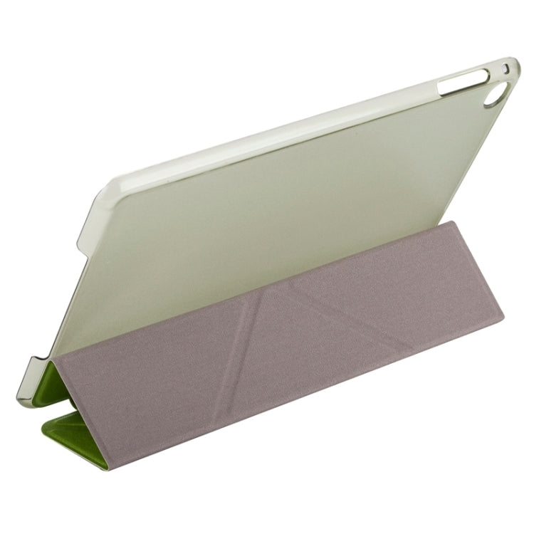 Transformers Style Silk Texture Horizontal Flip Solid Color Leather Case with Holder for iPad Mini 2019