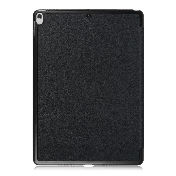 Étui en cuir à rabat horizontal texturé Custer pour iPad Air 2019 10,5 pouces, avec support pliable en trois parties et fonction veille/réveil, pour iPad Air 2019 10,5 pouces