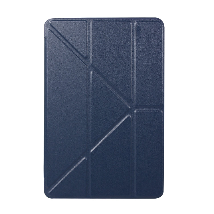 Honeycomb TPU Bottom Case Horizontal Deformation Flip Leather Case for iPad Mini 2019，with Holder