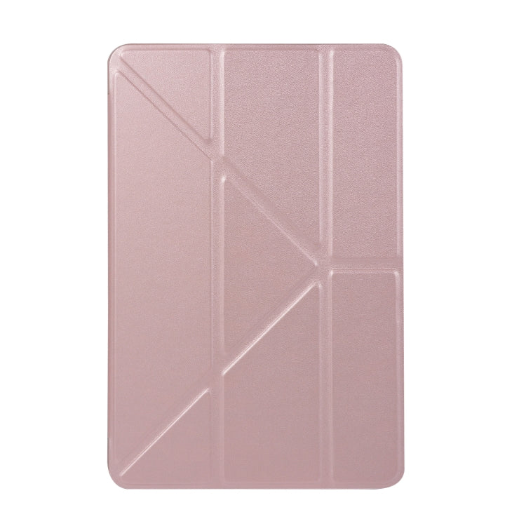 Honeycomb TPU Bottom Case Horizontal Deformation Flip Leather Case for iPad Mini 2019，with Holder
