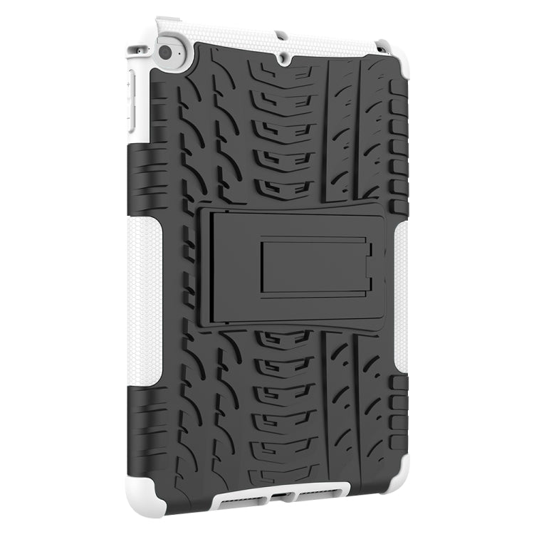 Tire Texture TPU+PC Shockproof Case for iPad Mini 2019, with Holder, For iPad Mini 2019