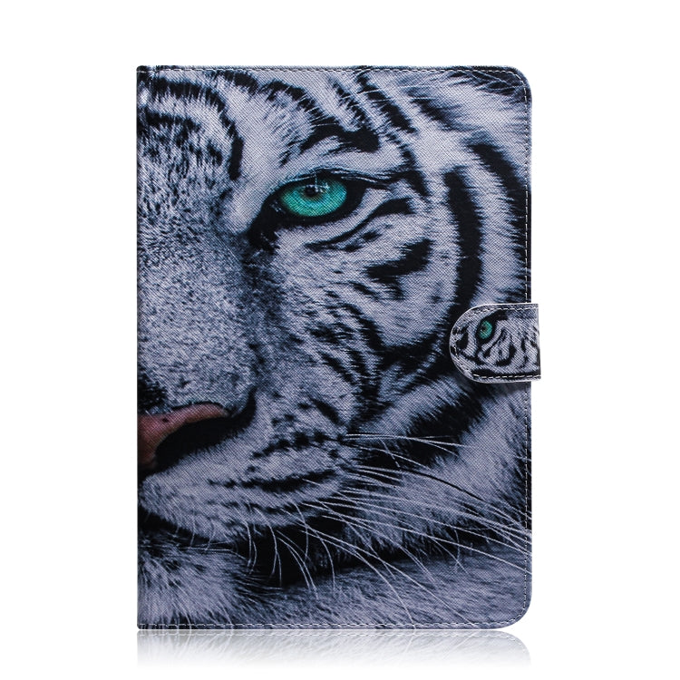 Tiger Pattern Horizontal Flip Leather Case for iPad Mini (2019) / 4 / 3 / 2 / 1, with Holder & Card Slot & Wallet, For iPad Mini (2019) / 4 / 3 / 2 / 1
