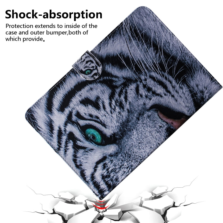 Tiger Pattern Horizontal Flip Leather Case for iPad Mini (2019) / 4 / 3 / 2 / 1, with Holder & Card Slot & Wallet, For iPad Mini (2019) / 4 / 3 / 2 / 1