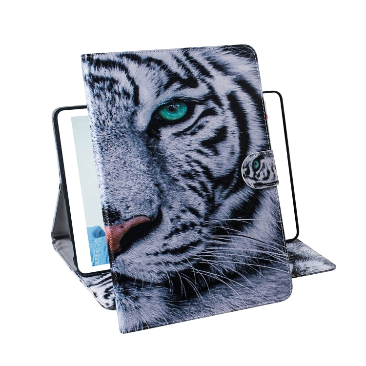 Tiger Pattern Horizontal Flip Leather Case for iPad Mini (2019) / 4 / 3 / 2 / 1, with Holder & Card Slot & Wallet, For iPad Mini (2019) / 4 / 3 / 2 / 1
