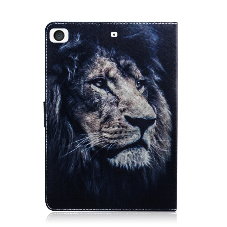 Lion Pattern Horizontal Flip Leather Case for iPad Mini (2019) / 4 / 3 / 2 / 1, with Holder & Card Slot & Wallet, For iPad Mini (2019) / 4 / 3 / 2 / 1
