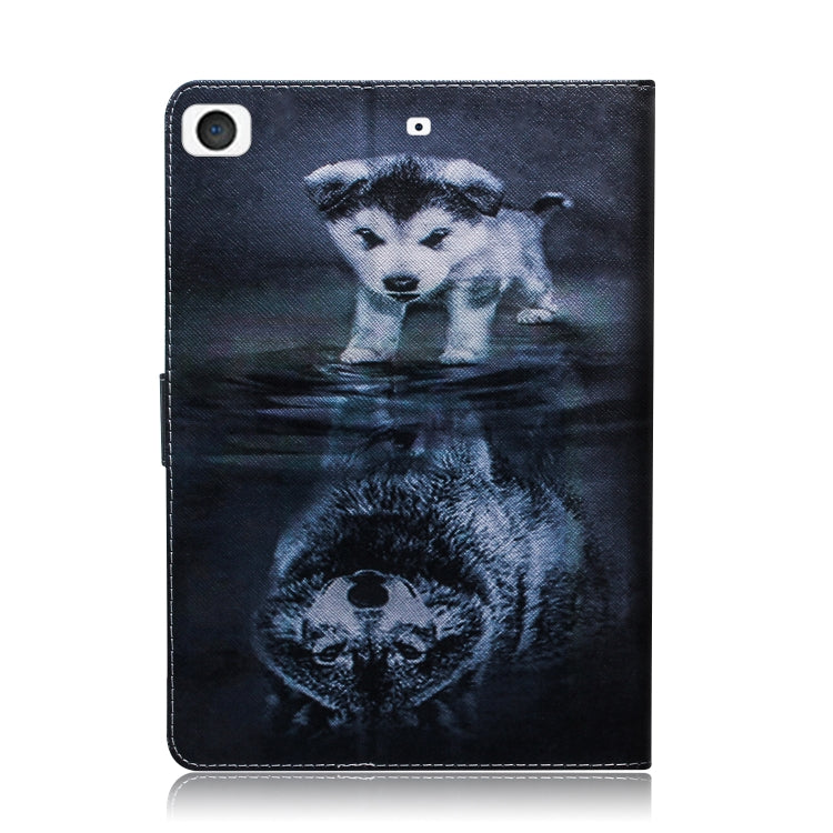 Wolf and Dog Pattern Horizontal Flip Leather Case for iPad Mini (2019) / 4 / 3 / 2 / 1, with Holder & Card Slot & Wallet, For iPad Mini (2019) / 4 / 3 / 2 / 1