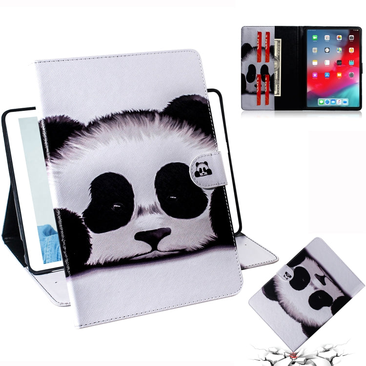 Panda Pattern Horizontal Flip Leather Case for  iPad Pro 11 inch (2018), with Holder & Card Slot & Wallet, For iPad Pro 11 inch (2018)