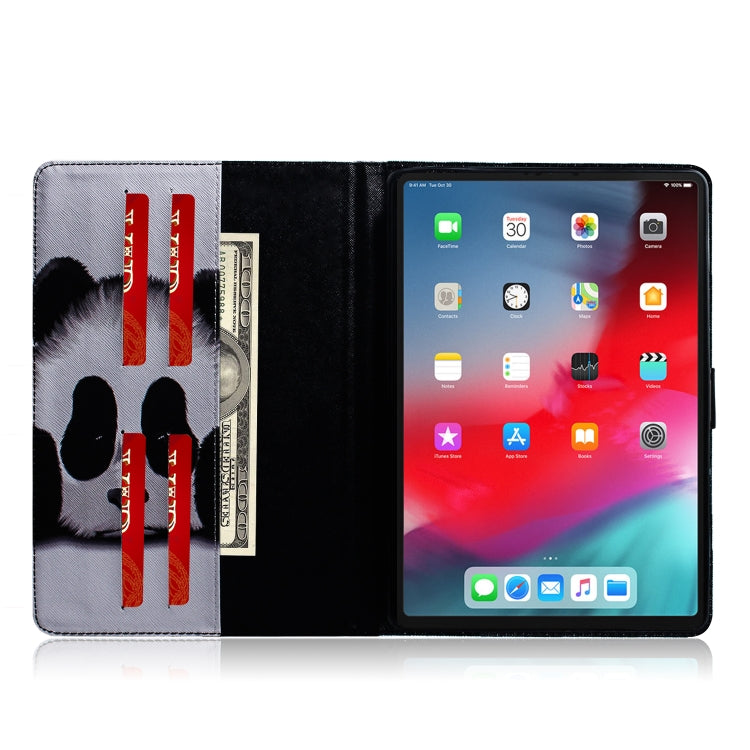Panda Pattern Horizontal Flip Leather Case for  iPad Pro 11 inch (2018), with Holder & Card Slot & Wallet, For iPad Pro 11 inch (2018)