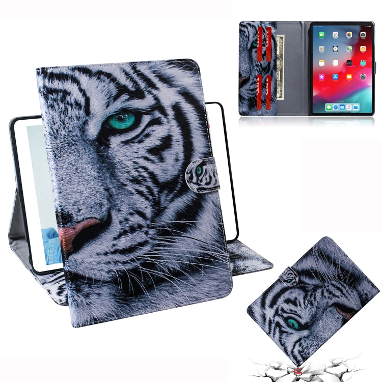 Tiger Pattern Horizontal Flip Leather Case for  iPad Pro 11 inch (2018), with Holder & Card Slot & Wallet, For iPad Pro 11 inch (2018)