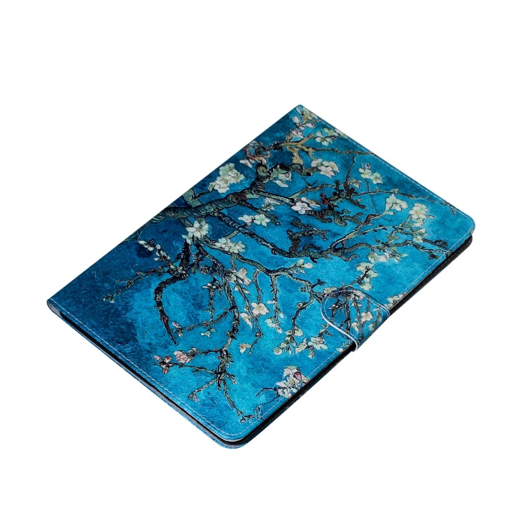 Étui à rabat horizontal en cuir à motif abricot pour iPad Pro 11 pouces (2018), avec support, fente pour cartes et portefeuille. Pour iPad Pro 11 pouces (2018)