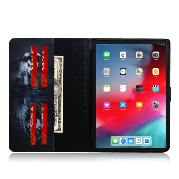 Wolf and Dog Pattern Horizontal Flip Leather Case for  iPad Pro 11 inch (2018), with Holder & Card Slot & Wallet, For iPad Pro 11 inch (2018)