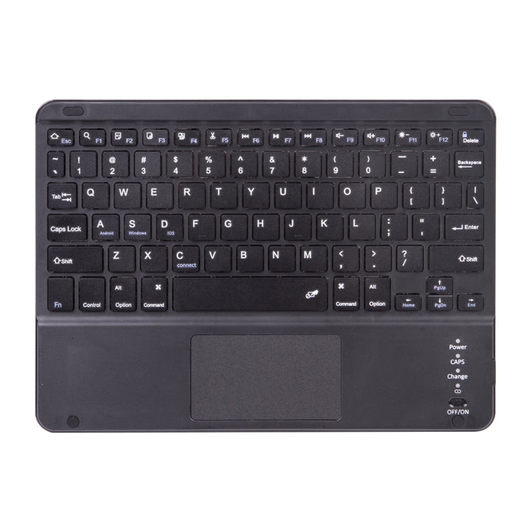 X-11BC Skin Plain Texture Detachable Bluetooth Keyboard Tablet Case for iPad Pro 11 inch 2020 / 2018, with Touchpad & Pen Slot