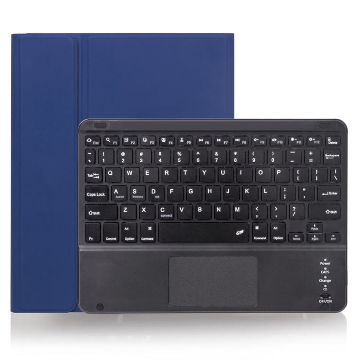 Étui clavier Bluetooth amovible à texture unie X-11BC pour iPad Pro 11 pouces 2020/2018, avec pavé tactile et emplacement pour stylet