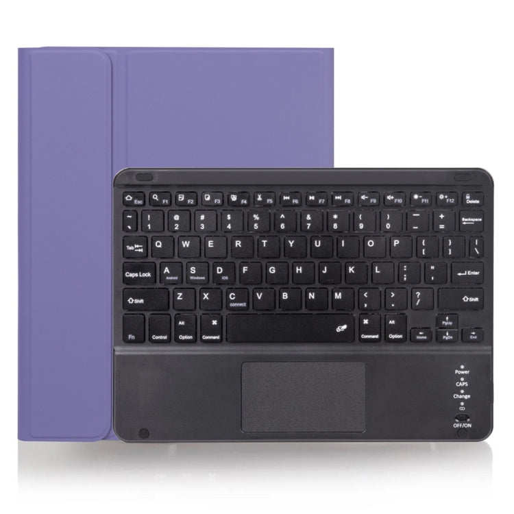 Étui clavier Bluetooth amovible à texture unie X-11BC pour iPad Pro 11 pouces 2020/2018, avec pavé tactile et emplacement pour stylet