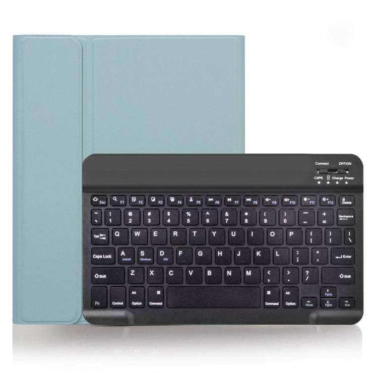 X-11B Skin Plain Texture Detachable Bluetooth Keyboard Tablet Case for iPad Pro 11 inch 2020 / 2018, with Pen Slot, Black Keyboard