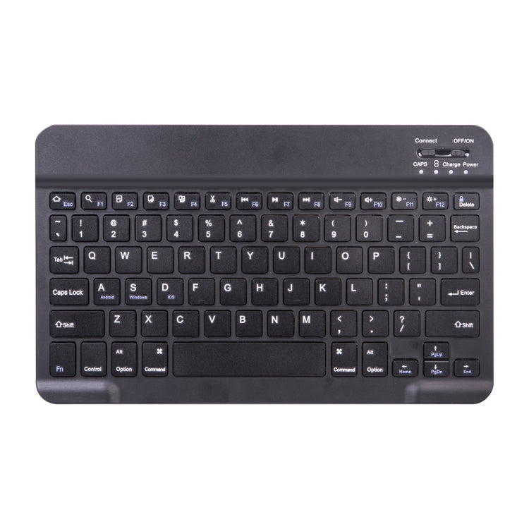 X-11B Skin Plain Texture Detachable Bluetooth Keyboard Tablet Case for iPad Pro 11 inch 2020 / 2018, with Pen Slot, Black Keyboard