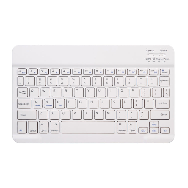 X-11B Skin Plain Texture Detachable Bluetooth Keyboard Tablet Case for iPad Pro 11 inch 2020 / 2018, with Pen Slot, White Keyboard