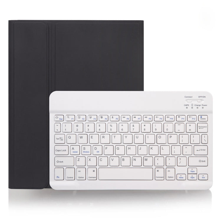 Étui clavier Bluetooth amovible à texture unie X-11B pour iPad Pro 11 pouces 2020/2018, avec emplacement pour stylet, clavier blanc