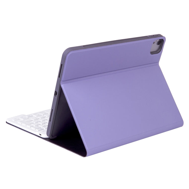Étui clavier Bluetooth amovible à texture unie X-11B pour iPad Pro 11 pouces 2020/2018, avec emplacement pour stylet, clavier blanc