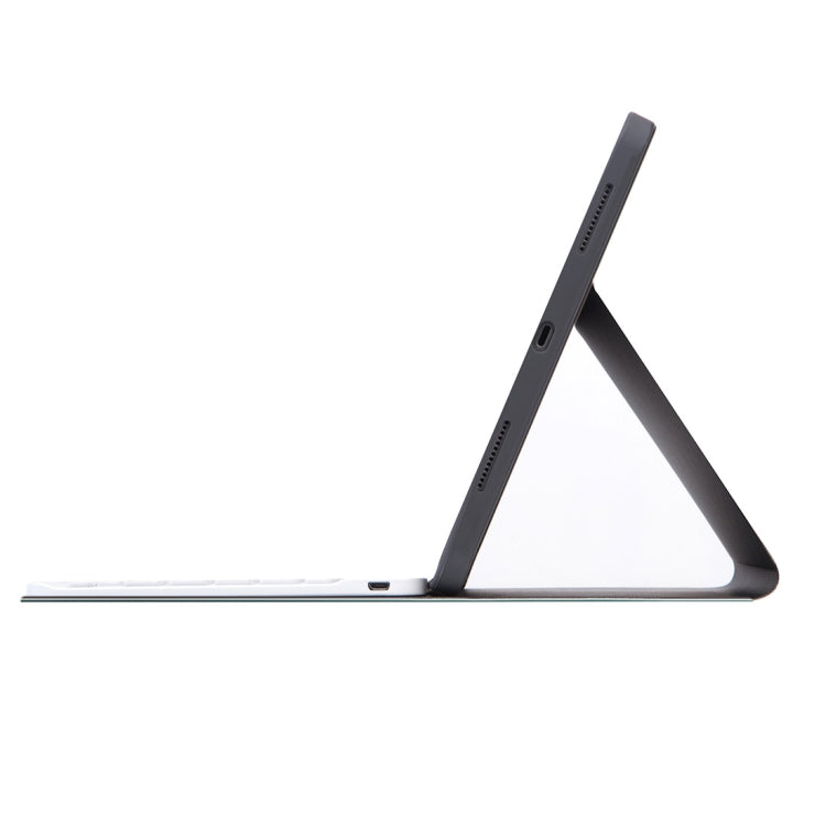 Étui clavier Bluetooth amovible à texture unie X-11B pour iPad Pro 11 pouces 2020/2018, avec emplacement pour stylet, clavier blanc