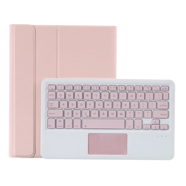 Étui en cuir avec clavier Bluetooth détachable couleur bonbon YT11B-A, avec pavé tactile, emplacement pour stylet et support pour iPad Pro 11 pouces 2021, iPad Pro 11 2022/2021/Air 5/Air 4