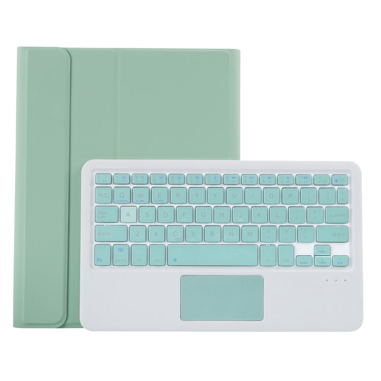 Étui en cuir avec clavier Bluetooth détachable couleur bonbon YT11B-A, avec pavé tactile, emplacement pour stylet et support pour iPad Pro 11 pouces 2021, iPad Pro 11 2022/2021/Air 5/Air 4