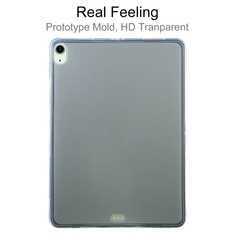 For iPad Air 2022 / 2020 10.9 / iPad Pro 11 inch 2018 0.75mm Dropproof Outside Glossy Inside Frosted TPU Case