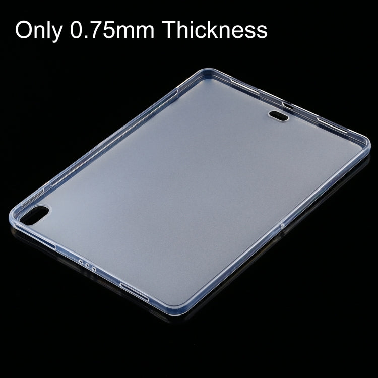 For iPad Air 2022 / 2020 10.9 / iPad Pro 11 inch 2018 0.75mm Dropproof Outside Glossy Inside Frosted TPU Case