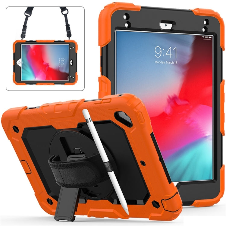 Coque de protection antichoc colorée en gel de silice et PC pour iPad Mini 2019/Mini 4, avec support, bandoulière, dragonne et emplacement pour stylo. Pour iPad Mini 2019/Mini 4