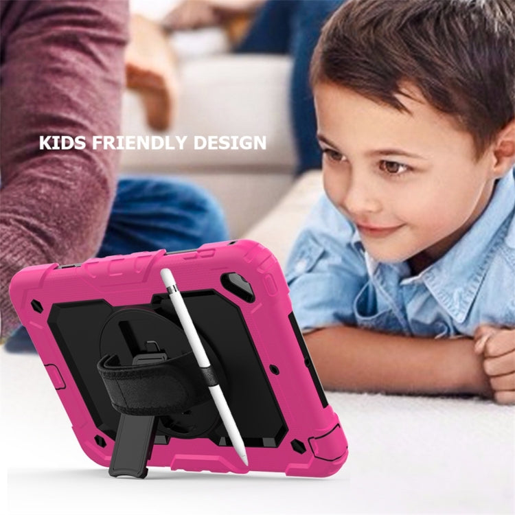 Coque de protection antichoc colorée en gel de silice et PC pour iPad Mini 2019/Mini 4, avec support, bandoulière, dragonne et emplacement pour stylo. Pour iPad Mini 2019/Mini 4