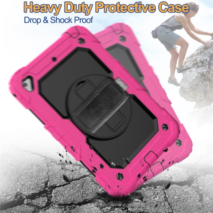 Coque de protection antichoc colorée en gel de silice et PC pour iPad Mini 2019/Mini 4, avec support, bandoulière, dragonne et emplacement pour stylo. Pour iPad Mini 2019/Mini 4