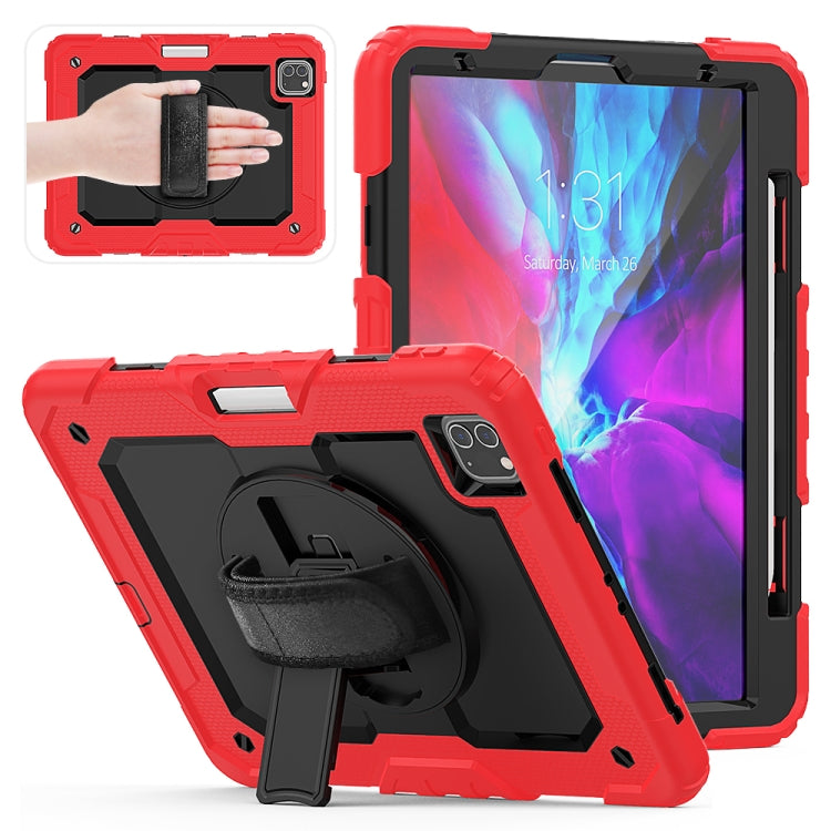 Étui de protection antichoc coloré en gel de silice et PC pour iPad Pro 11 pouces (2018) / Pro 11 pouces (2020), avec support, bandoulière, dragonne et emplacement pour stylo. Pour iPad Pro 11 pouces (2018).