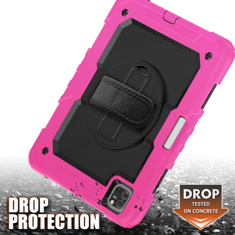 For iPad Pro 11 inch (2018) / Pro 11 inch (2020) Shockproof Colorful Silica Gel + PC Protective Tablet Case with Holder & Shoulder Strap & Hand Strap & Pen Slot, For iPad Pro 11 inch (2018)