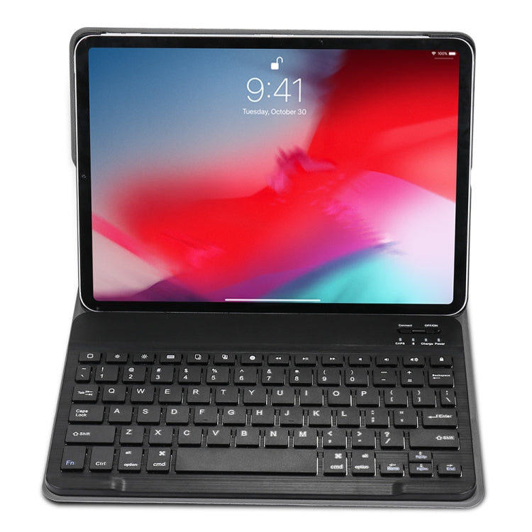 Étui en cuir pour tablette A11 Bluetooth 3.0 ultra-fin avec clavier détachable et support pour iPad Pro 11 (2022/2021/Air 5/Air 4)