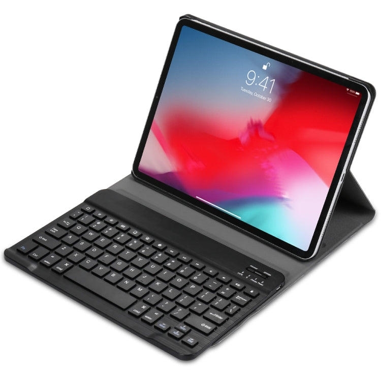 Étui en cuir pour tablette A11 Bluetooth 3.0 ultra-fin avec clavier détachable et support pour iPad Pro 11 (2022/2021/Air 5/Air 4)