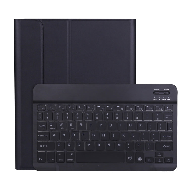 Étui clavier Bluetooth ultra-fin A11BS en ABS avec rétroéclairage, emplacement pour stylet et support pour iPad Pro 11 (2022/2021/Air 5/Air 4)