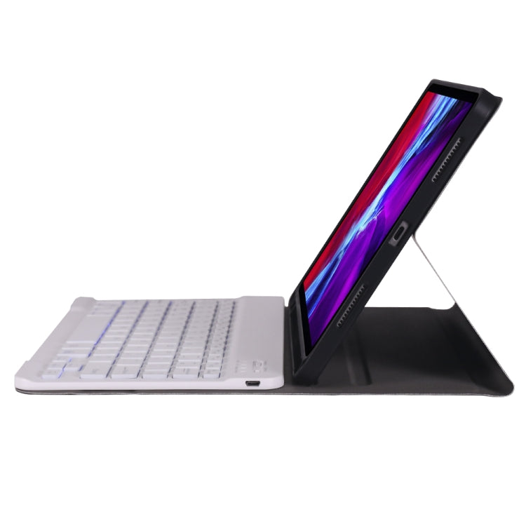 A11BS Ultra-thin ABS Detachable Bluetooth Keyboard Tablet Case with Backlight & Pen Slot & Holder for iPad Pro 11 2022 / 2021 / Air 5 / Air 4, For iPad Pro 11 2022 / 2021 / Air 5 / Air 4