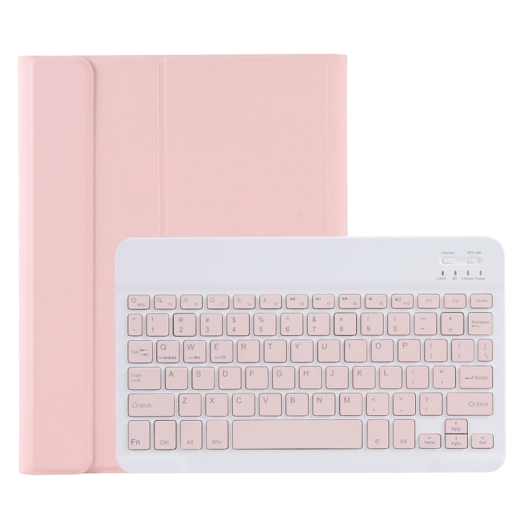 Étui en cuir avec clavier Bluetooth amovible couleur bonbon C-11B, avec emplacement pour stylet et support pour iPad Pro 11 (2022/2021/Air 5/Air 4), pour iPad Pro 11 (2022/2021/Air 5/Air 4).