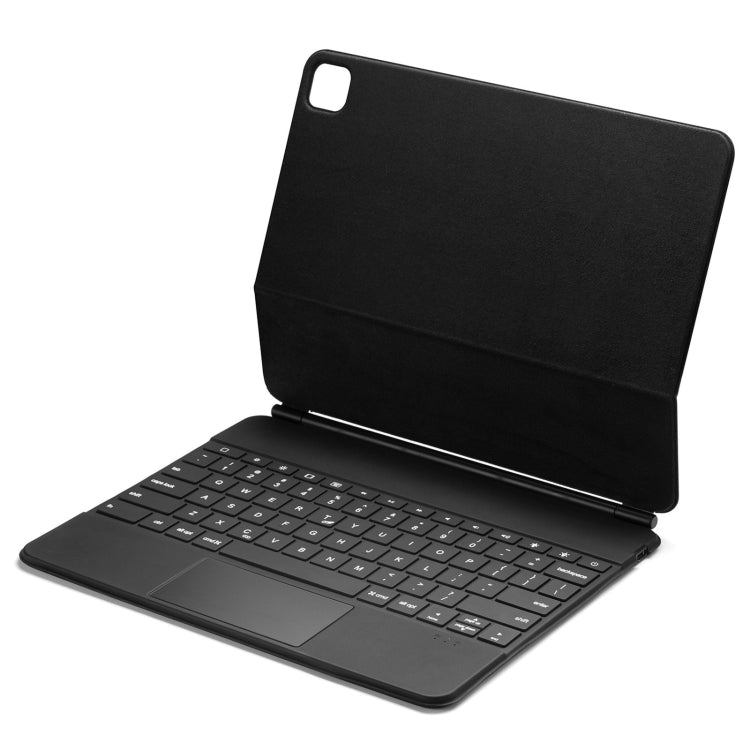 P129 Pro Ultra-thin Detachable Bluetooth Keyboard Leather Tablet Case with Touchpad & White Backlight for iPad Pro 12.9 inch 2021 / 2020 / 2018 / 2017, P129 Pro