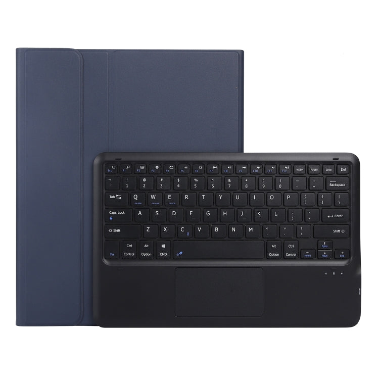 Étui clavier Bluetooth ultra-fin A12B-A en ABS avec pavé tactile, emplacement pour stylet et support pour iPad Air 13 (2024/2025/Pro 12.9 2021)