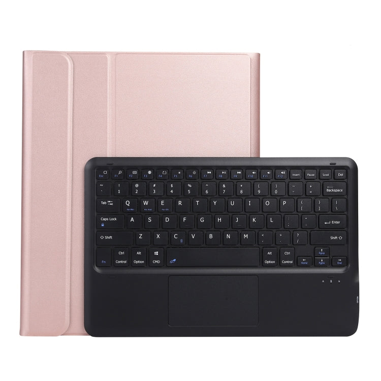 Étui clavier Bluetooth ultra-fin A12B-A en ABS avec pavé tactile, emplacement pour stylet et support pour iPad Air 13 (2024/2025/Pro 12.9 2021)