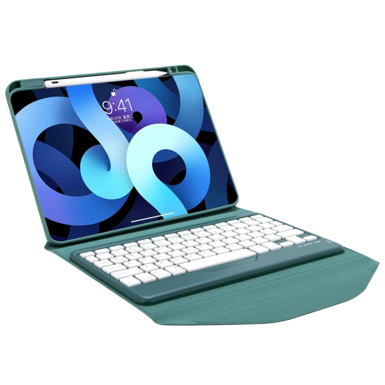 Z098B Pen Slot Bluetooth Keyboard Leather Tablet Case For iPad Air 11 2025/2024/2022/2020, For iPad Air 11 2025/2024/2022/2020, For iPad Air 2022/2020