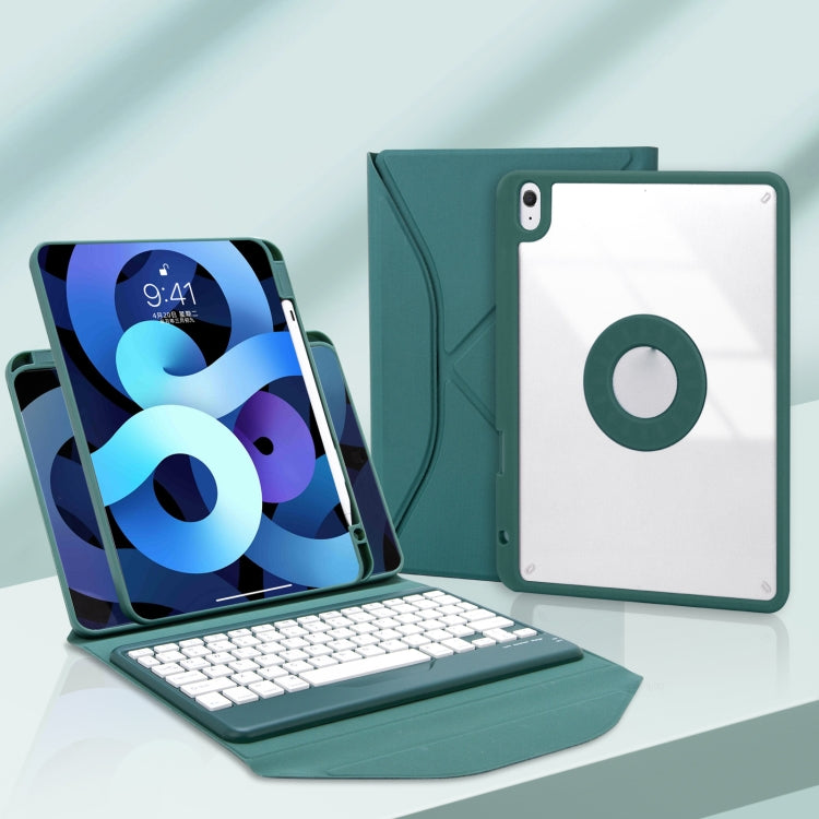 Z098B Pen Slot Bluetooth Keyboard Leather Tablet Case For iPad Air 11 2025/2024/2022/2020, For iPad Air 11 2025/2024/2022/2020, For iPad Air 2022/2020