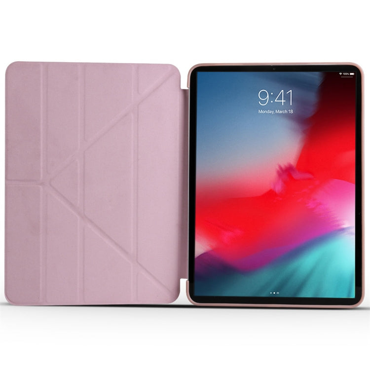 Millet Texture PU+ Silica Gel Full Coverage Leather Case for iPad Air (2019) / iPad Pro 10.5 inch, with Multi-folding Holder, For iPad Air (2019)