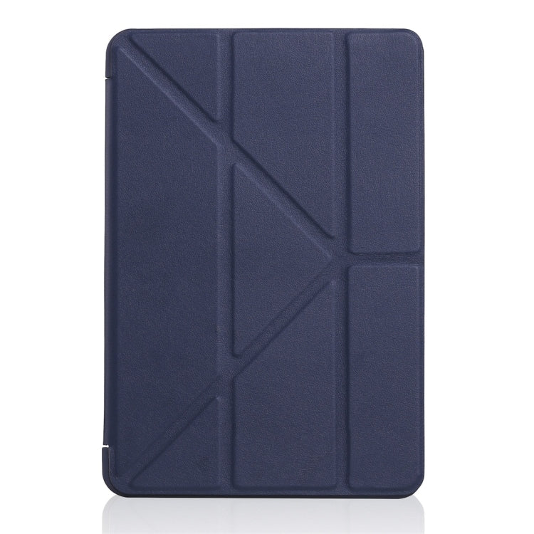 Millet Texture PU+ Silica Gel Full Coverage Leather Case for iPad Mini 4/5, with Multi-folding Holder