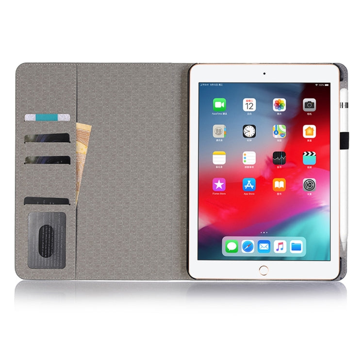 Étui à rabat horizontal en cuir PU à texture croisée pour iPad Air 11 2024 / iPad Pro 11 pouces (2018), avec support, emplacements pour cartes et portefeuille, pour iPad Air 11 2024 / iPad Pro 11 pouces (2018)
